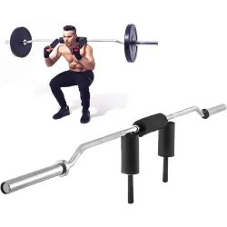 Olympic Squat Bar W/ Shoulder And Arm Pads